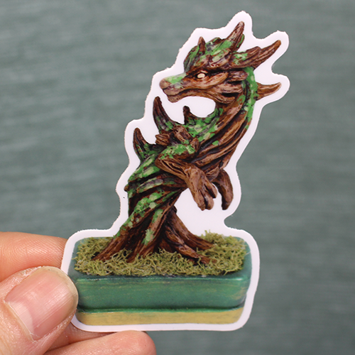 Briarback Mini Bonsai Vinyl Sticker