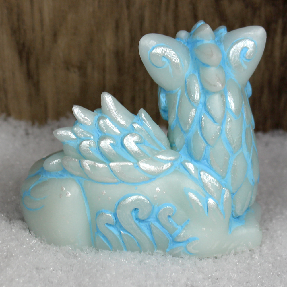 Frosty Fern Fox Mini Planter