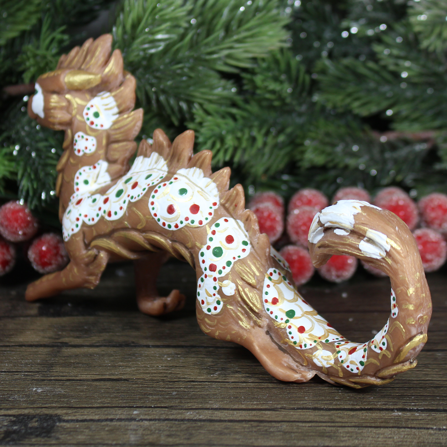 Gingerbread Koi Dragon