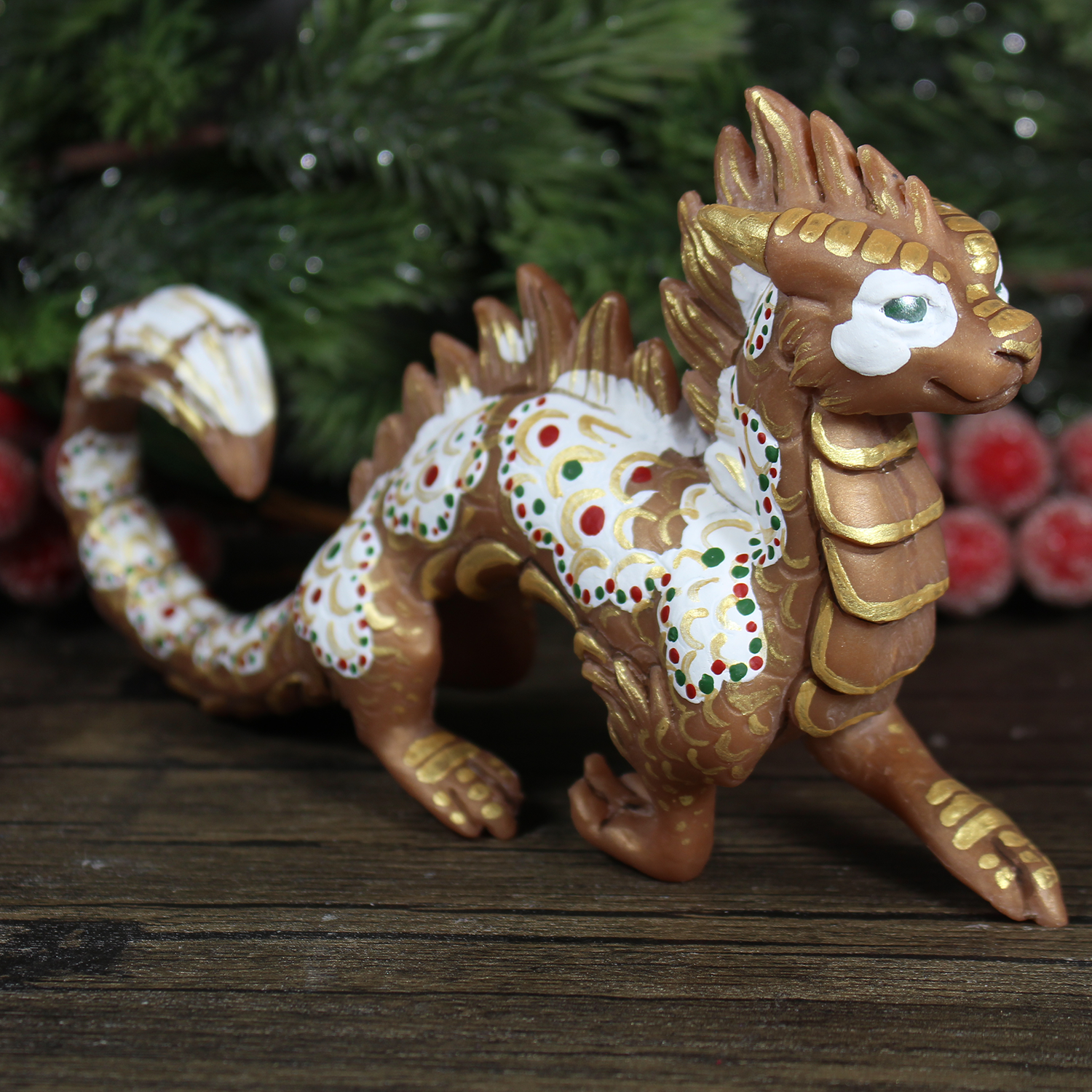 Gingerbread Koi Dragon