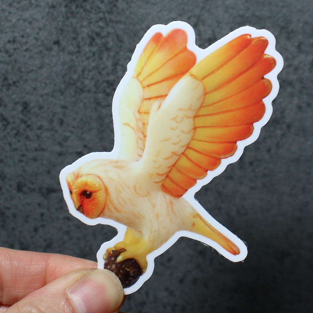 Gatherer Owl Vinyl Sticker
