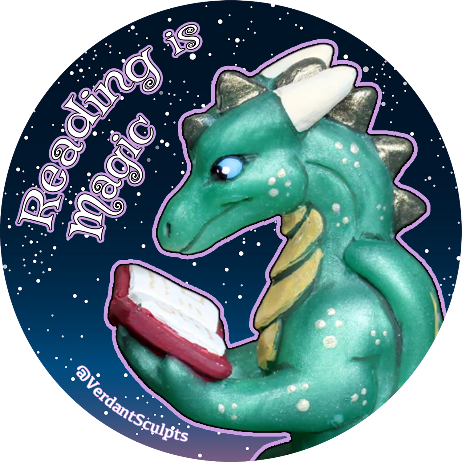Reading is Magic Vinyl Sticker