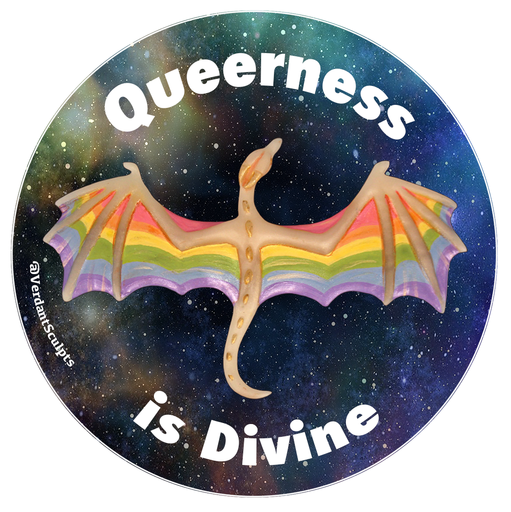 Divine Queerness Vinyl Sticker