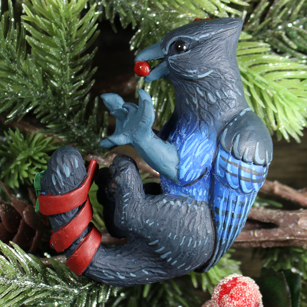 Blue Jay Gryphon Ornament