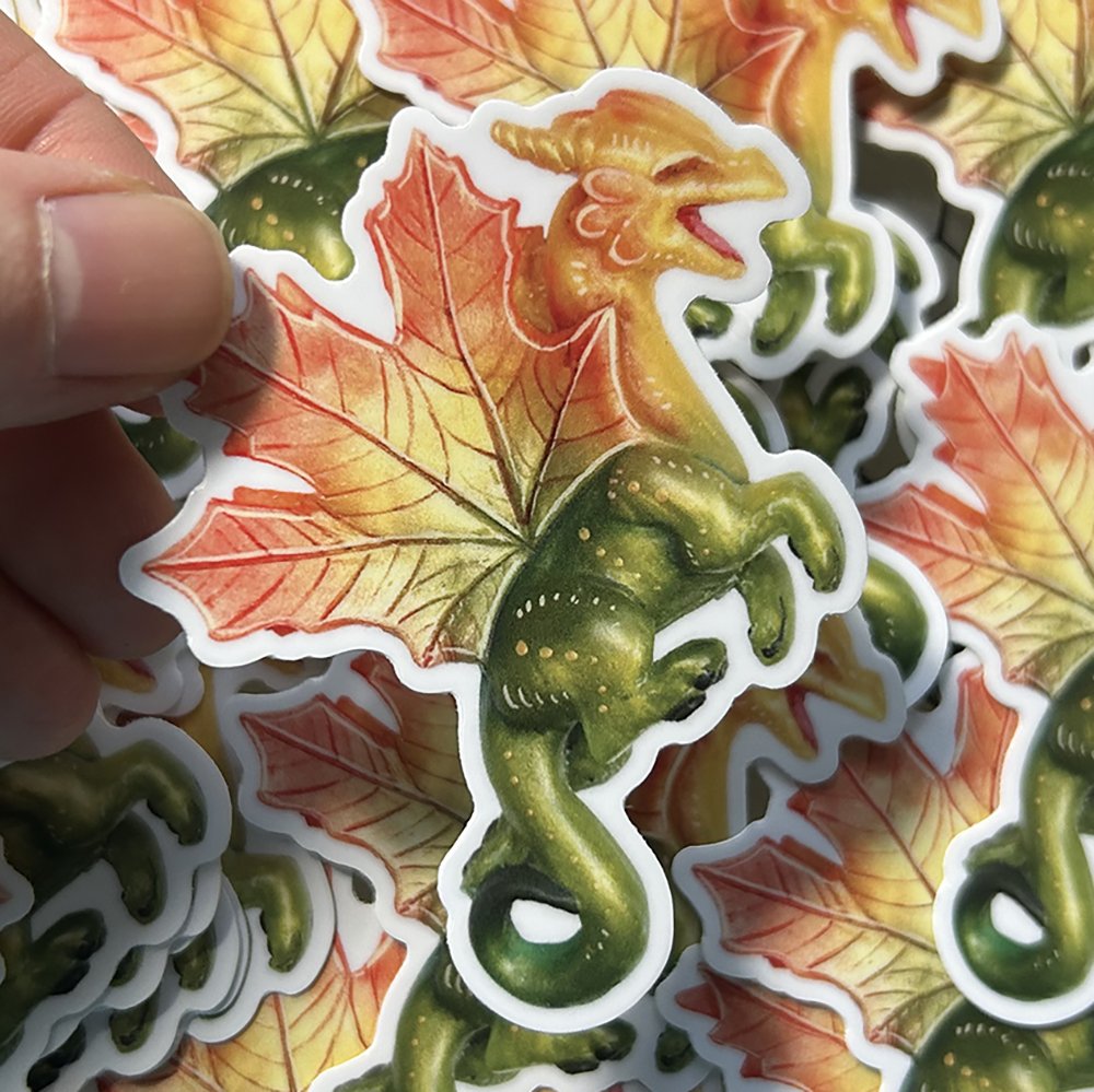 Maple Dragonet Vinyl Sticker