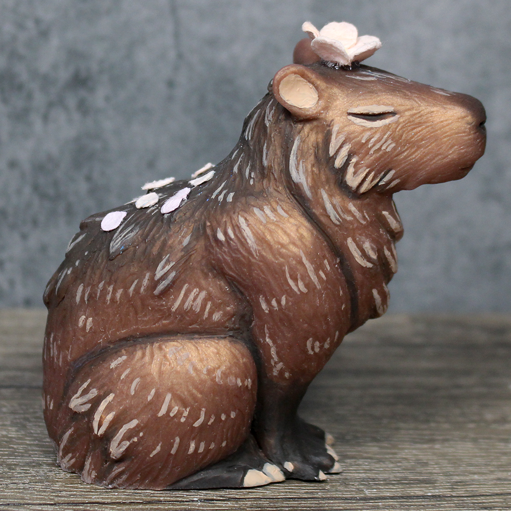 Zen Capybara - Verdant Sculpts