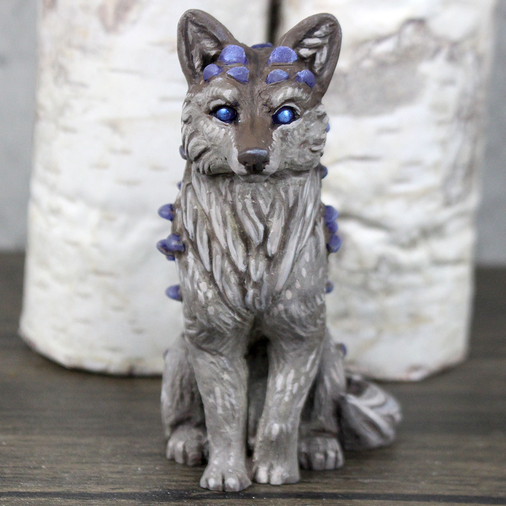 Glow in the Dark Enoki Wolf