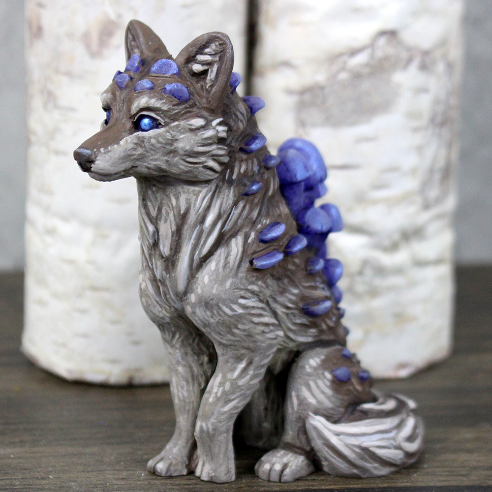 Glow in the Dark Enoki Wolf