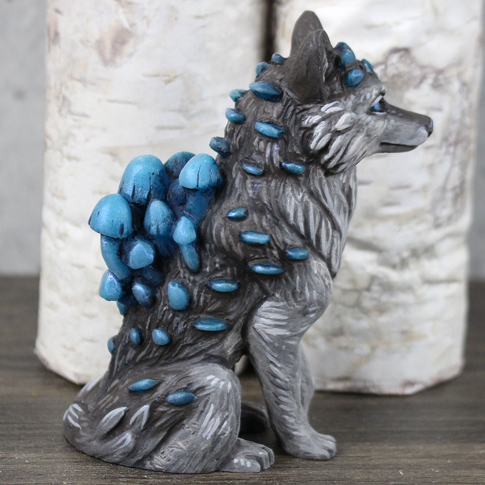Glow in the Dark Enoki Wolf