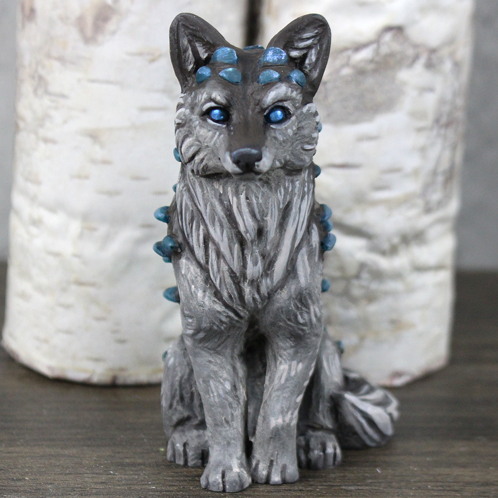 Glow in the Dark Enoki Wolf