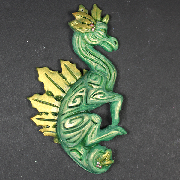 Holly Dragon - 2020 Holiday Ornament