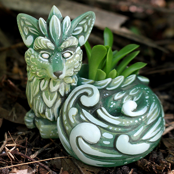 fox pot plant Fern Fox Mini Planter