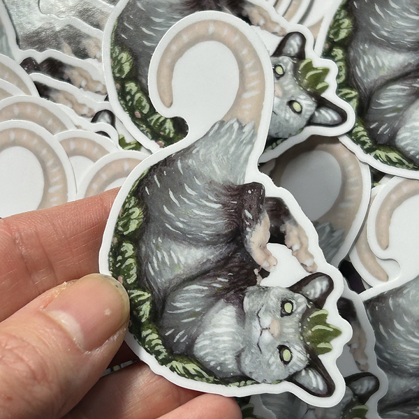 Hanging Mossum Vinyl Sticker - Verdant Sculpts